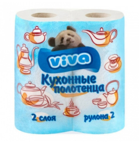 Полотенца бумажные "VIVA" 2 слойные